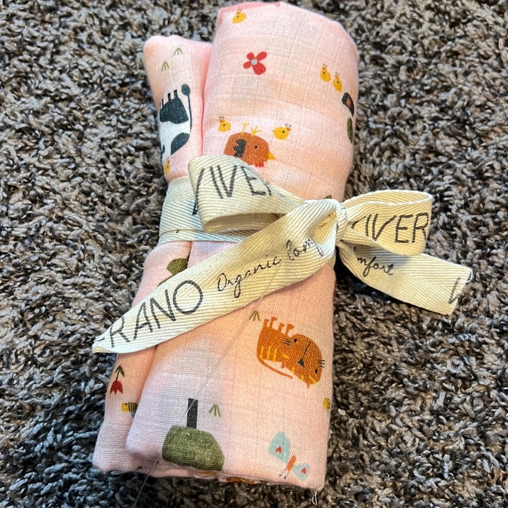 Tullabee Swaddle Blanket Farm Girl